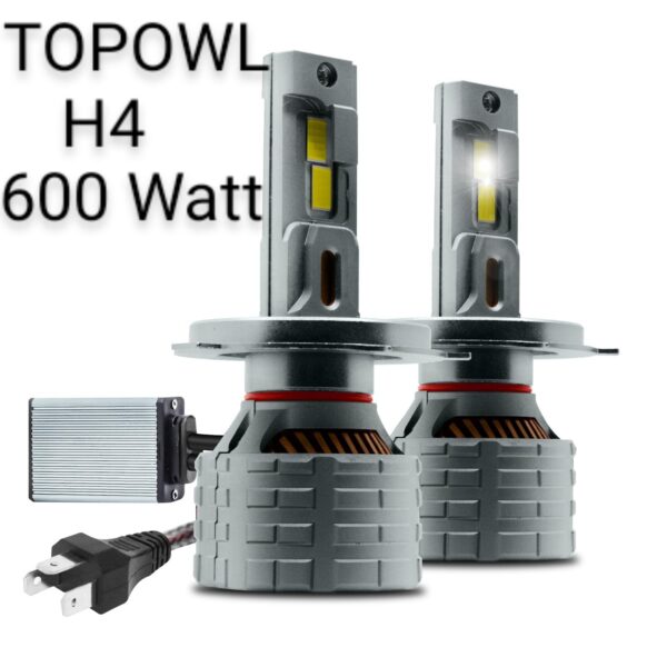TOPOWL H4-9005-9006 Car Led Headlight Bulbs- Pack of 2 Bulbs