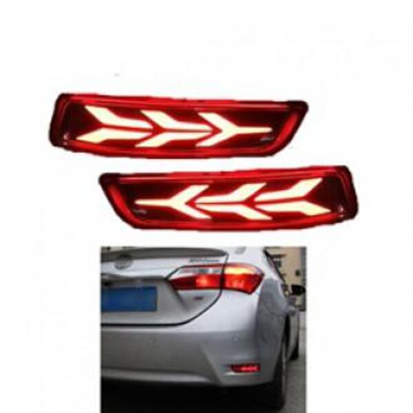 toyata corolla 2014-18 rear bumper reflecter