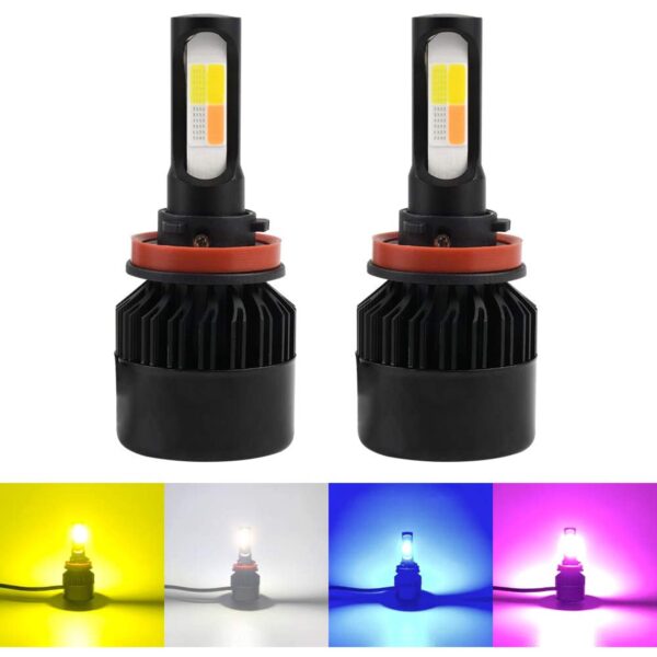 4 Color Led Light For Car Fog Lamp