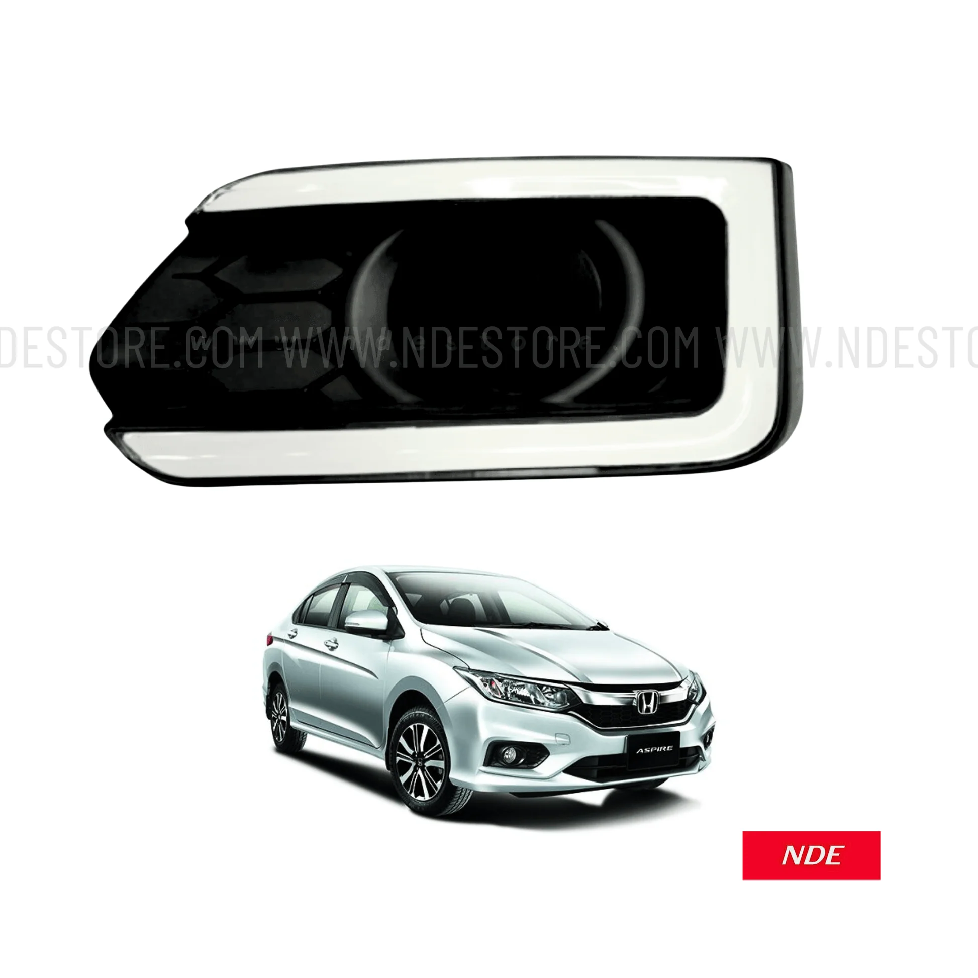 FOG LIGHT COVER WITH DRL FOR HONDA CITY (2021-2025)