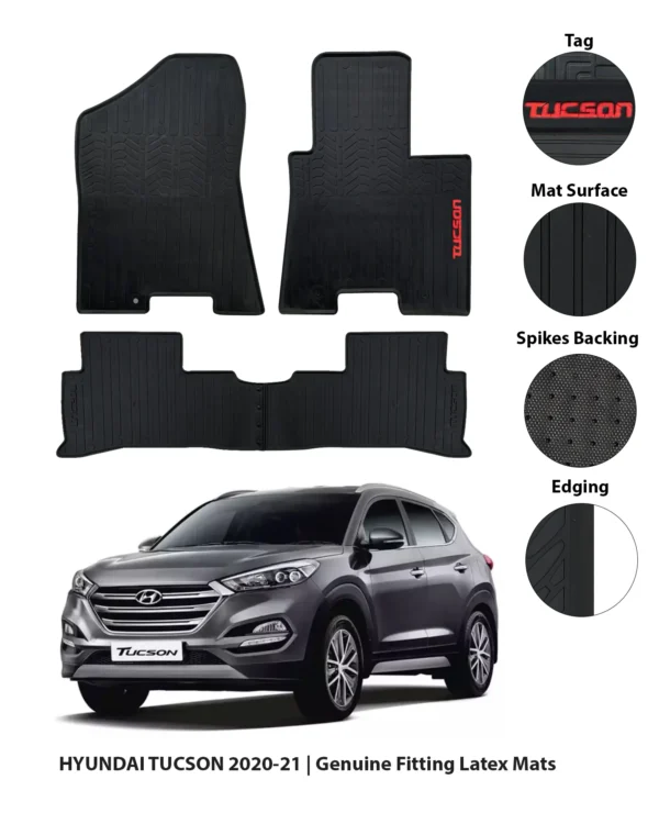 HYUNDAI TUCSON  RUBBER LATEX CAR FLOOR MAT