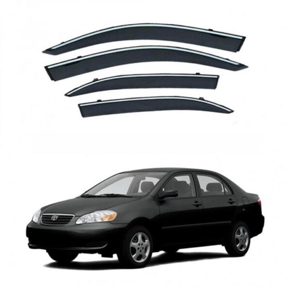 Air press / Sun Visor with Chrome and hooks for Toyota Corolla 2003-2008