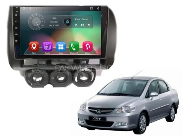 Honda City 2005 Android Screen Panel IPS Display 9 inch - 2 GB Ram/32 GB Rom