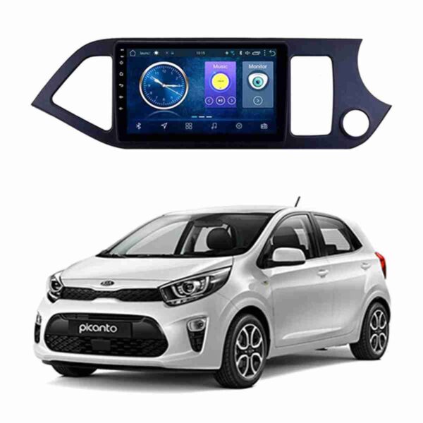 Kia Picanto 2019 to 2020 Android Panel HD Player IPS Display Multimedia System