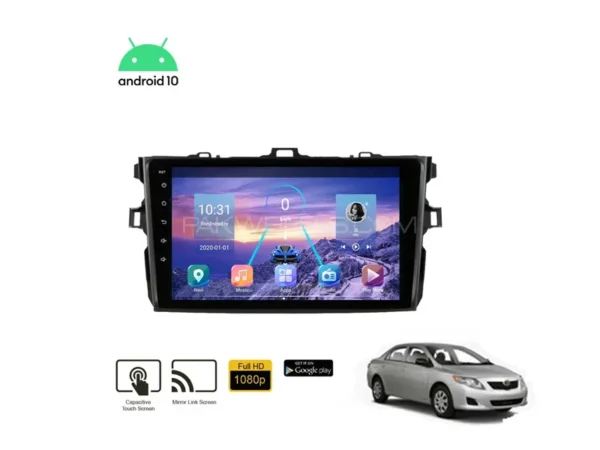 Toyota Corolla 2009-2013 Android Screen Panel IPS Display 9 inch - 2 GB Ram/32 GB Rom